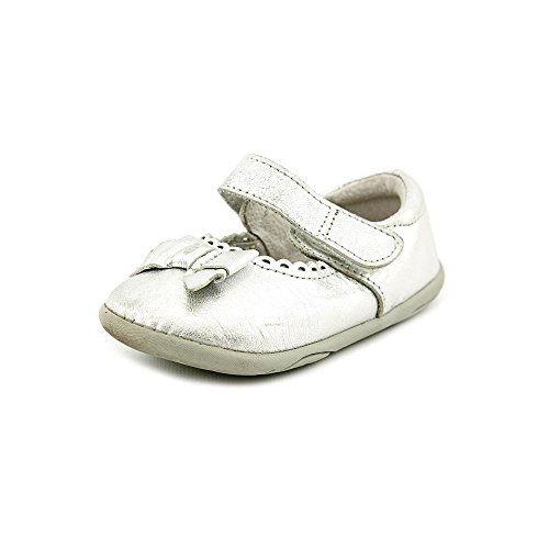 Pediped Girls Grip Betty - K Mary Jane Flats, Silver, 5.5 Toddler Us #TOP1