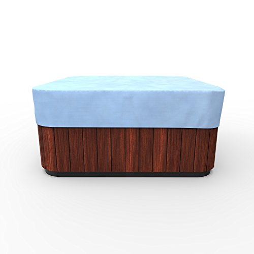 Budge Rechteckige Allwetter- Whirlpool- Abdeckung, Medium (blau)