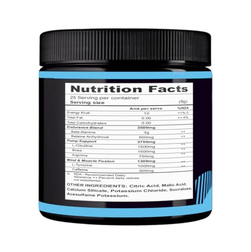 Image of F9 Pre-Workout 25-50 ser (200, Blue Razz)