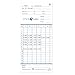 Pyramid Time Systems - Authentic Time Cards (42415) for Pyramid Models 2500, 2500K1, 2600 and 2650 Aligning Time Clocks, Double Sided Time Sheets (3.38 x 7.44 in) - 100 Time Cards - Blue/Green
