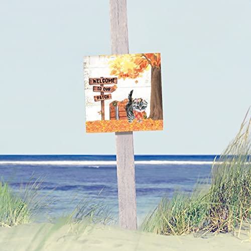 Panneau en bois Welcome de style rustique pour célébrer la convivialité et l'esprit de famille - 5