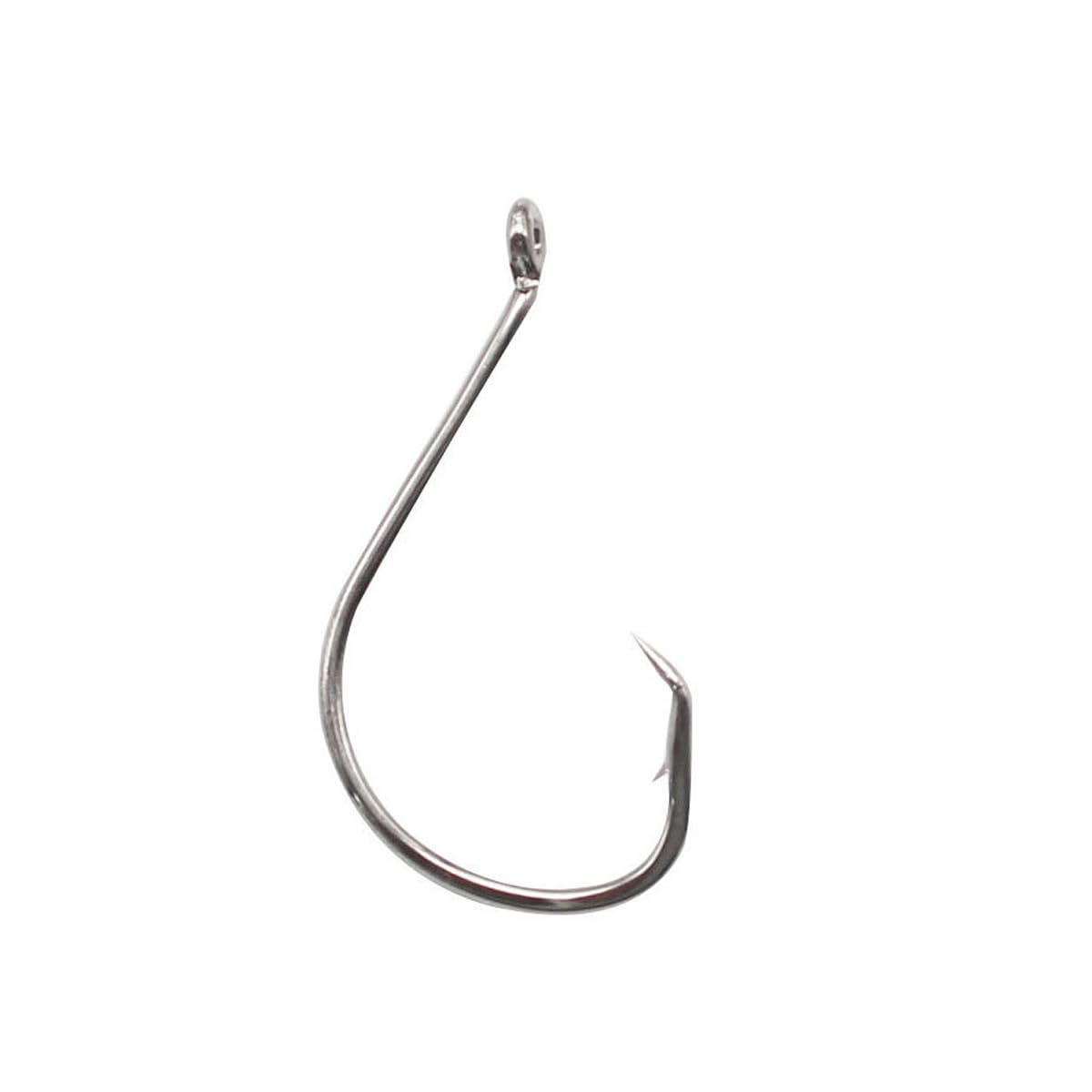 FOLANDO 150 PCS Fish Hooks: Eyed Sea Fishing Hooks - Circle, Barbed & Barbless Hooks for Carp Freshwater and Saltwater - Image 2