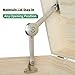 RUYUFE Lid Support Hinge Lid Stay with Soft Close Toy Box Hinge Supports Drop Lids of Cabinets Kitchen 40lb/2pcs