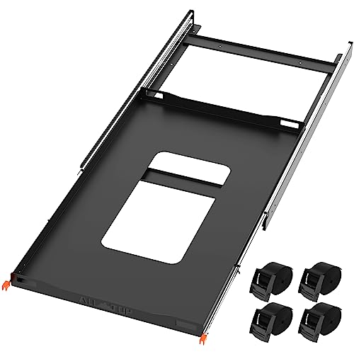 ALL-TOP Fridge Slide (Inner 39.2 x 22.4in) Vehicle Refrigerator Freezer Slider with 4 Buckle Straps, Universal Fit, Max 287 LBS, 3rd Gen