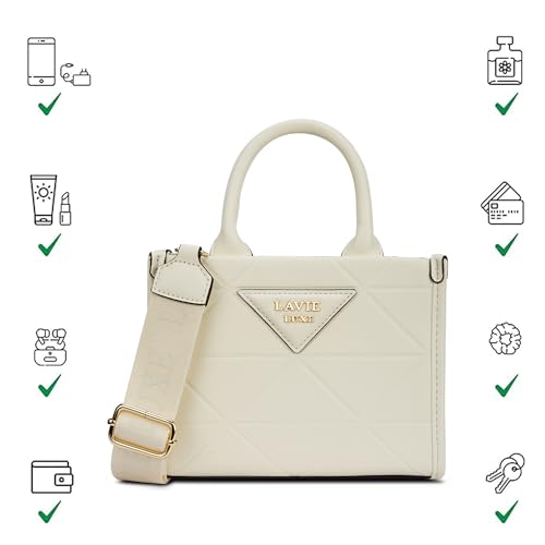 Image of Lavie Luxe Women's Lisa Box Satchel Handbag | Satchel Bag for Work | Ladies Purse | Stylish Shoulder Bag | Gift For Women