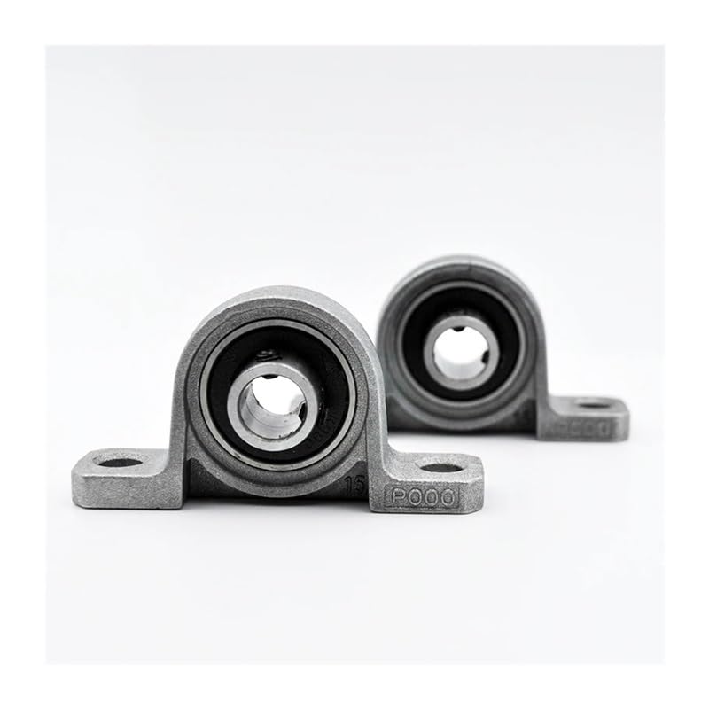 10/2pcs Zinc Alloy Diameter 8mm 10mm 12mm 17mm Bore Ball Bearing Pillow Block Mounted Support KP08 KP000 KP001 kp003 kp005 ITCLEYMDZV(KP005 25mm,One Size)