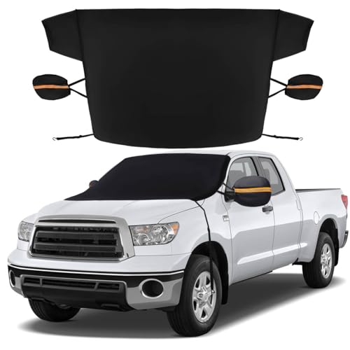 Sfee Windshield Cover for Ice and Snow,Heavy-Duty 600D Waterproof Windshield Snow Cover With...