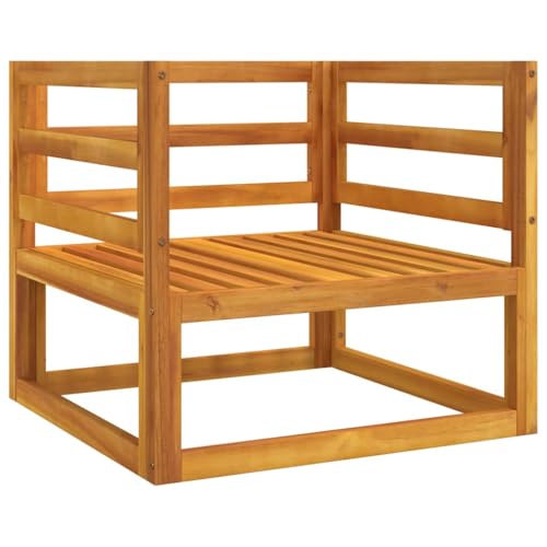Fauteuil de jardin modulable en acacia massif pour optimiser les balcons - 4