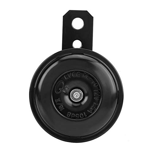 KSTE Horn Electric - Motorcycle Universal Waterproof Electric Horn, Round Loud Speaker For Scooter Moped Dirt Bike.