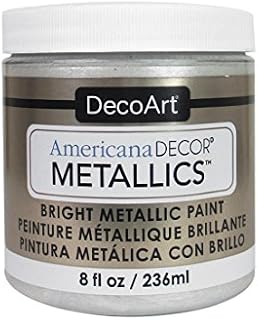 Deco Art Americana Décor Metallic Jar of Paint, Acrylic, Pearl, 236 ml (Pack of 1)