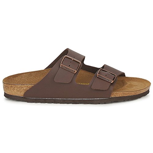 Birkenstock Unisex Sandals, Dunkelbraun, 12.5 Narrow US Men3