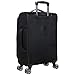 Kenneth Cole REACTION Rugged Roamer Lightweight Softside Expandable 8-Wheel Spinner Luggage, Black, 20-Inch Carry-On