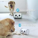SKYMEE Owl Robot: 1080P Full HD Pet Camera with Treat Dispenser, Interactive Toy for Dogs and Cats, Full House Mobile Monitoring via App,2 Way Talk,No Monthly Fee (Only 2.4G WiFi)