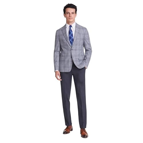 Image of Tommy Hilfiger Mens Regular fit Sport Coat Blazer 38 S Grey Plaid