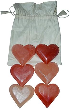 Himalayan Salt Massage Heart Stones