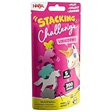 HABA Stacking Challenge Einhorn – Das ultimative Unicorn Stapel-Duell mit 300 Levels, kompaktes Geschicklichkeitsspiel ab 6 Jahren, ideales Reisespiel & Mitbringsel - 2013866001