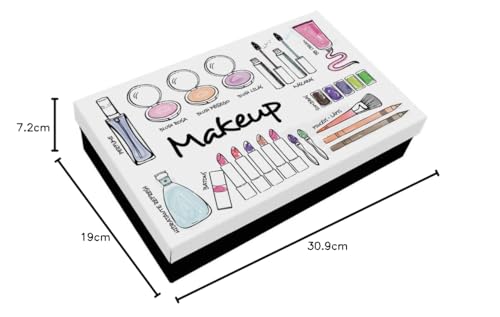Caixa Makeup Beauty GeGuton Preto / Branco 1