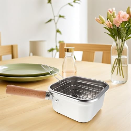 Friteuse avec panier en acier inoxydable DOITOOL pour poisson et camping