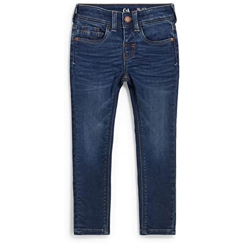 C&A Kinder Jungen 5-Pocket Jeans Skinny Baumwolle|Denim Jeans-dunkelblau 128 Cover