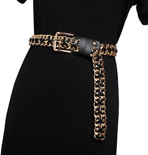 ALAIX Women's Metal Belt Gold Chain 