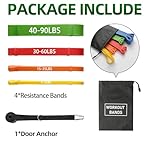 Resistance Bands for Working Out, Pull Up Assist Bands Set, Workout for Women and Men, Exercise Bands,Training, Plasticity, Physical Therapy at Home/Gym - Image 5