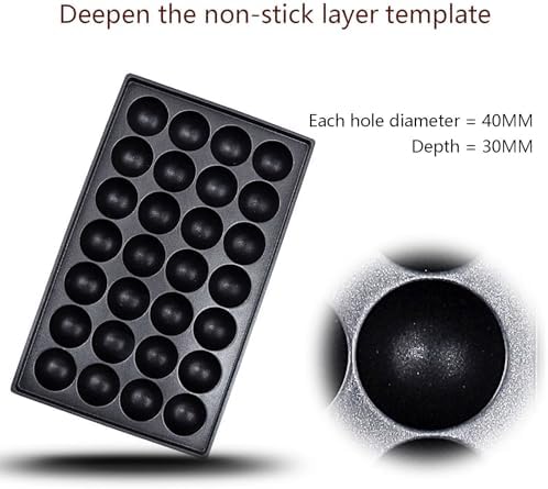 Commercial Mini Dutch Pancake Maker - Non-Stick Dorayaki & Poffertjes Grill, Stainless Steel Breakfast & Snack Maker, Easy to Use, Perfect for Family Fun & Delicious Desserts