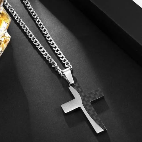 Collier Commémorer Croix en Argent : portez votre foi et vos souvenirs près du cœur