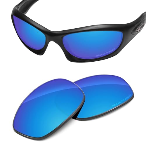 Image of Performance Replacement Lenses Compatible with Oakley Monster Dog Polarized Etched-Sky Blue