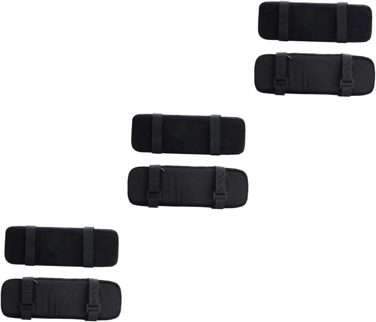 STOBOK 3pairs Gaming Chair Cushion Arm Rest Cover Foam Pad for Desk Chair Lumbar Support Arm and Elbow Relief