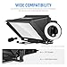 NEEWER X12 14 inch Aluminum Alloy Teleprompter for iPad Tablet Smartphone DSLR Cameras with Remote Control, Carry Case, APP Compatible with iOS/Android for Online Teaching/Vlogger/Live Streaming