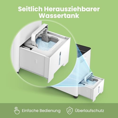 Bild 5 - COMFEE CDDAE-30DEN7-QA3 Luftentfeuchter 30L/Tag für bis zu 73㎡, 3-Liter-Tank, drehbare Räder, Trocknungsmodus, Geräuschreduzierung, Automatische Abtauung