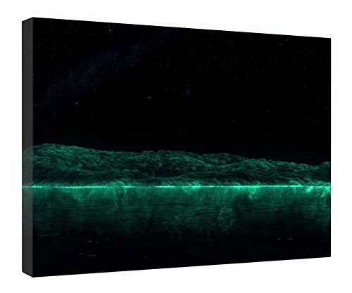 Impression sur toile île de Pi sur châssis en bois véritable robuste