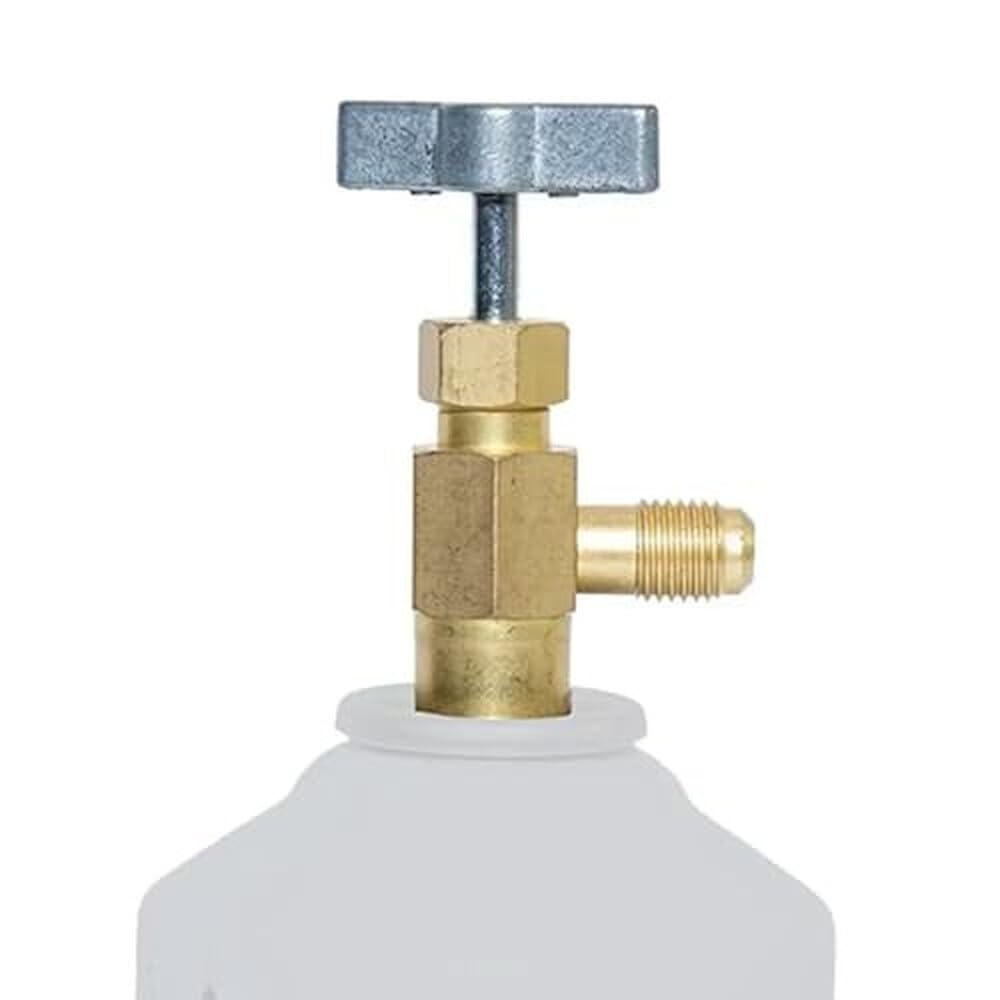 REPORSHOP - 6 Bouteilles De Congélation +R22 Gaz Réfrigérant 400Gr + Substitut De Soupape Organique R22, R404, R407C
