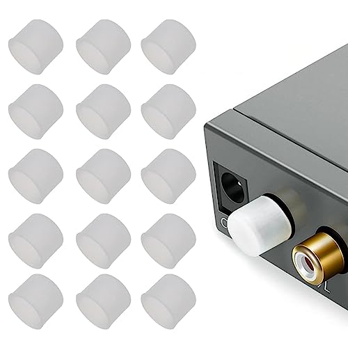 RCA connector Tapón antipolvo por S/PDIF Tapón antipolvo Duttek Cable RCA Tapón antipolvo 15 piezas por Escritorios, Amplificadores, dvd, Televisión y Otras Interfaces de Audio