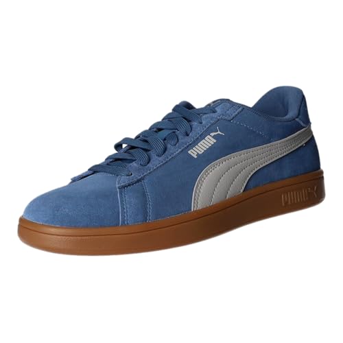 PUMA Mixte Smash 3.0 Basket, Dark Indigo Gray Echo Gum, 43 EU