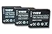 Produktbild vhbw 3X Akku kompatibel mit Panasonic Lumix DC-G100, DMC-GF3CK, DC-G100D, DMC-GF3C, DC-TZ91, DMC-GF3 Kamera (750 mAh, 7,2 V, Li-Ion)