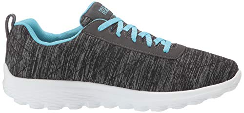 Skechers Go Golf Women's Go Walk Sport Relaxed Fit Golf Shoe, Black/Blue, 5.5 M Us #TOP5