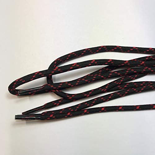 Image of 3 Pairs Heavy Duty Round Boot Laces Shoelaces for Hiking Walking Construction Safety Work Boots Shoes