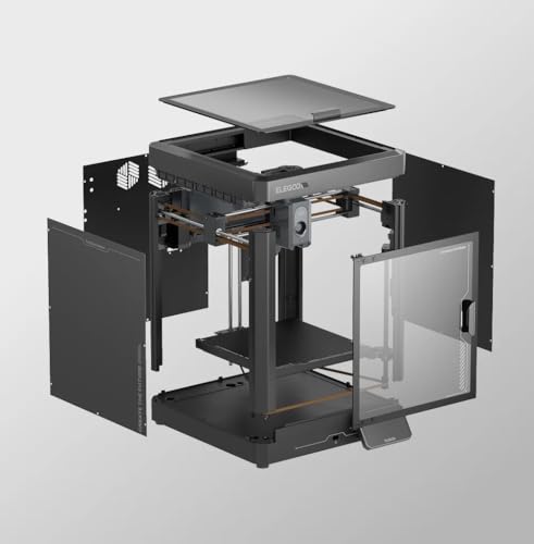 Image of ELEGOO Centauri Carbon High-Speed Resin 3D Printer with 10K Monochrome LCD, Auto Leveling, Large Build Volume, Dual Z-Axis Linear Rails, Wi-Fi Connectivity, and Advanced Cooling System.