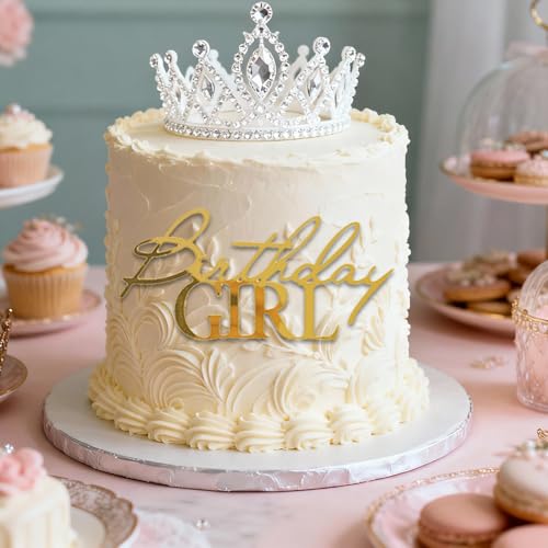 14 sztuk dekoracji tortu Happy Birthday, dla dziewczynki, urodziny, królowa, dekoracja na tort, akrylowe, nakładki na tort, księżniczki, babeczki, dekoracja urodzinowa, tort, ciasto, desery