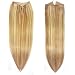 Fits like a Halo Hair Extensions 20"-22" (P#7B/613) - No Clips, No glue, No Damage! It's so EASY! 100% Remy Premium AAAAA Human Hair! on Wire! (Drk Blonde Lt Blonde Mix - P#7B/613)