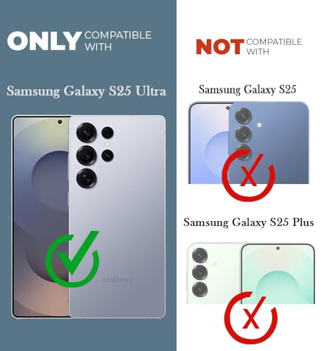 Image of Jkobi Back Cover Case for Samsung Galaxy S25 Ultra (Shockproof with Polycarbonate Clear Panel | Professional Black)
