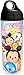 Tervis 1231222 Disney - Tsum Tsum Stack Tumbler with Wrap and Black with Gray Lid 24oz Water Bottle, Clear