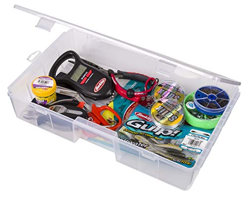 Flambeau Outdoors 7000R Fishing - Clear Double Deep Bulk Core Fishing Lure, and Gear Storage, Tuff Tainer Includes Zerust Anti-Rust Tab