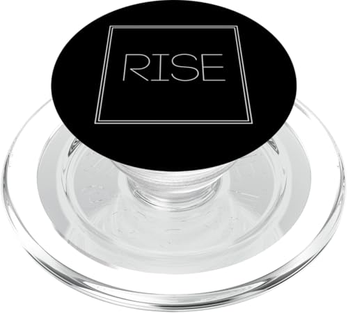 Rise - Minimalist Statement Growth New Beginnings Lover PopSockets PopGrip pour MagSafe
