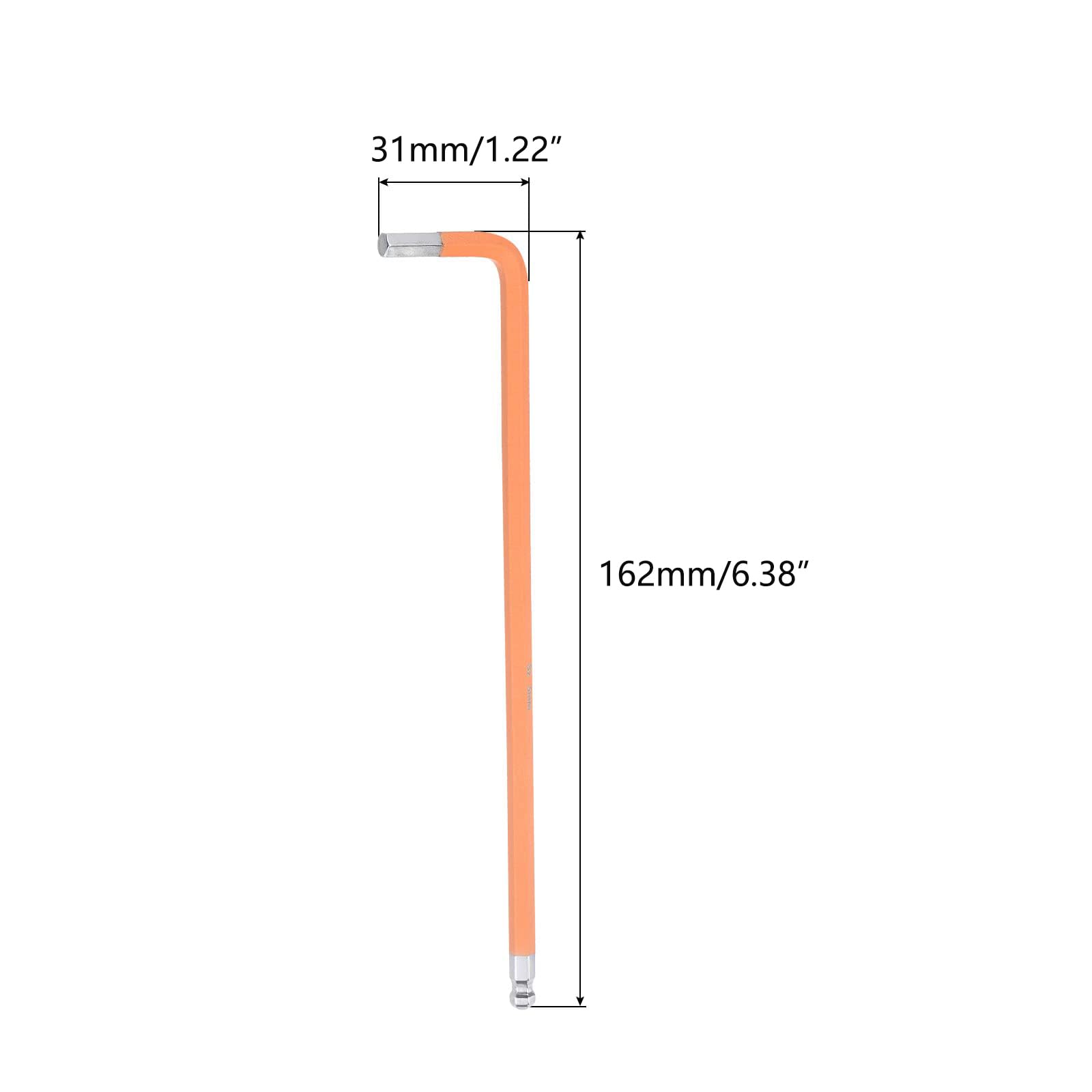 TOP-VIGOR 2Pcs 5mm Ball End Hex Key Wrench - Image 2
