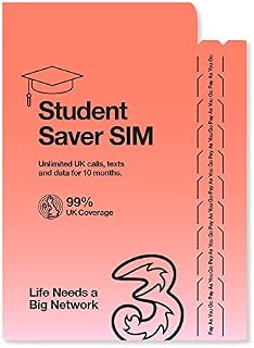 Three Mobile PAYG Voice SIM Pack - 10GB - £10