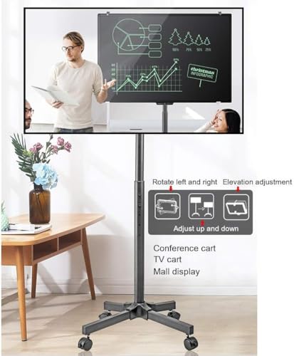 Soporte móvil universal para TV ajustable en altura miniatura 3