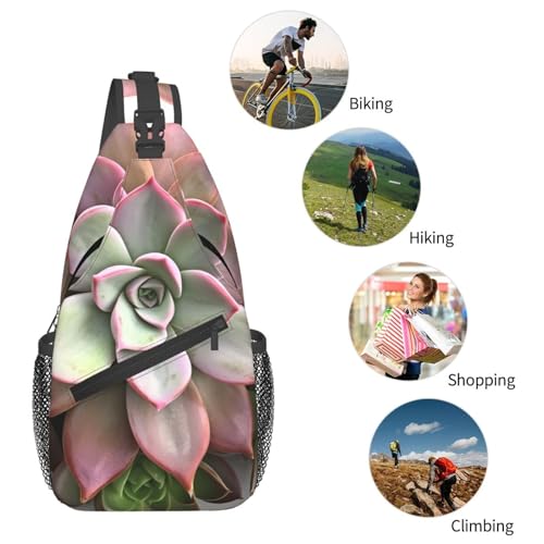 Bolso bandolera cruzado unisex negro para trekking miniatura 6