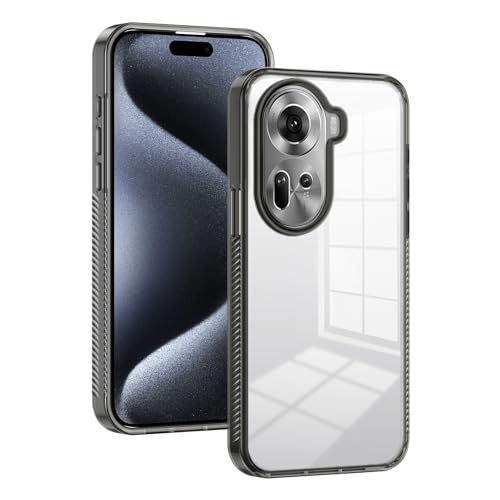 Coque Oppo Reno 11 5G CPH2599 protection rigide transparente antichoc noire